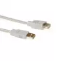 ACT USB 2.0 A samec - USB A samica slonovina 3,00 m, 3 m, USB A, USB A, USB 2.0, 0,48 Gbit/s, slonovina