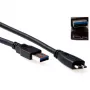 USB 3.0 A samec - USB Micro-B samec 0,50 m ACT SB3028