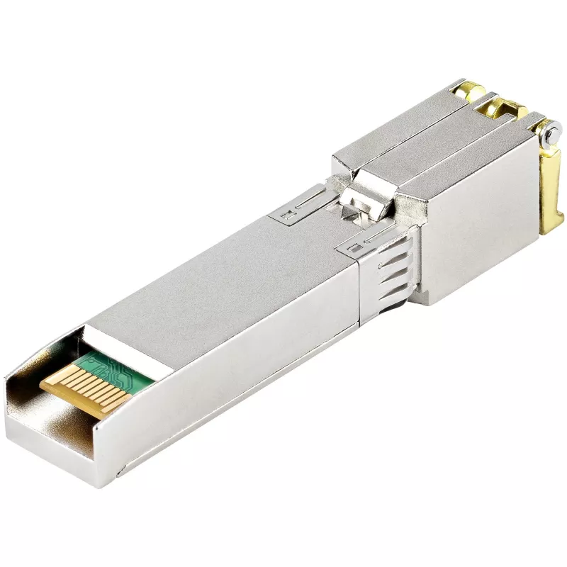 StarTech.com MSA kompatibilný SFP+ transceiver modul - 10GBASE-T ~ MSA nekódovaný SFP+ modul - 10GBASE-T - SFP na RJ45 Cat6/Cat5e - 10GE Gigabit Ethernet SFP+ - RJ-45 30 m