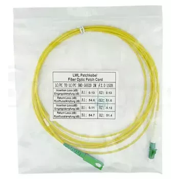 Optický kábel BlueOptics SFP2122BU20MM LC SC G.657.A1 20 m žltý