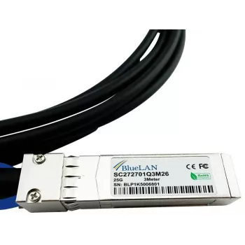 SFP28 DAC kábel BlueOptics SFP28-DAC-0.5M-IT 0,5 m konektor