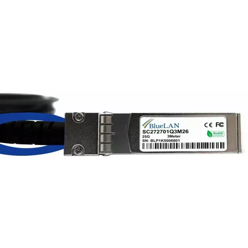SFP28 DAC kábel BlueOptics SFP28-DAC-3M-DL 3 m konektor/konektor