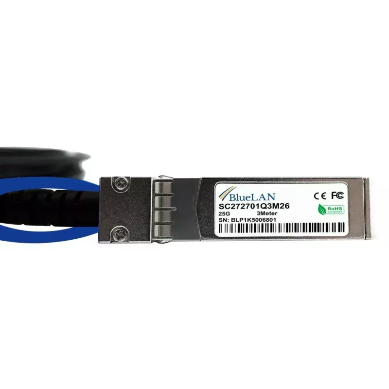 SFP28 DAC kábel BlueOptics SFP28-DAC-3M-FR-BL 3 m konektor/konektor