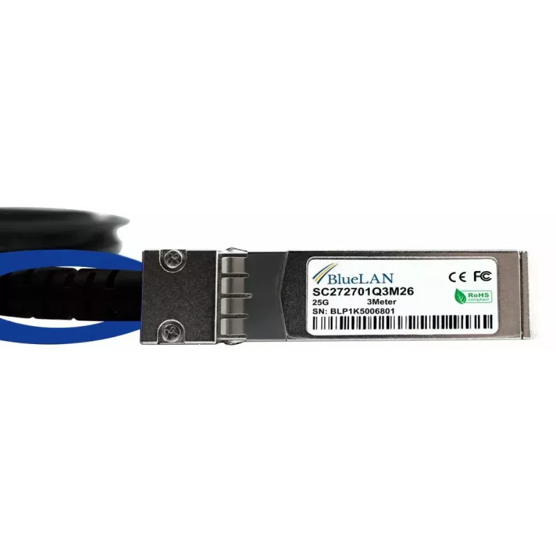 SFP28 DAC kábel BlueOptics SFP28-DAC-3M-HU 3 m konektor samec