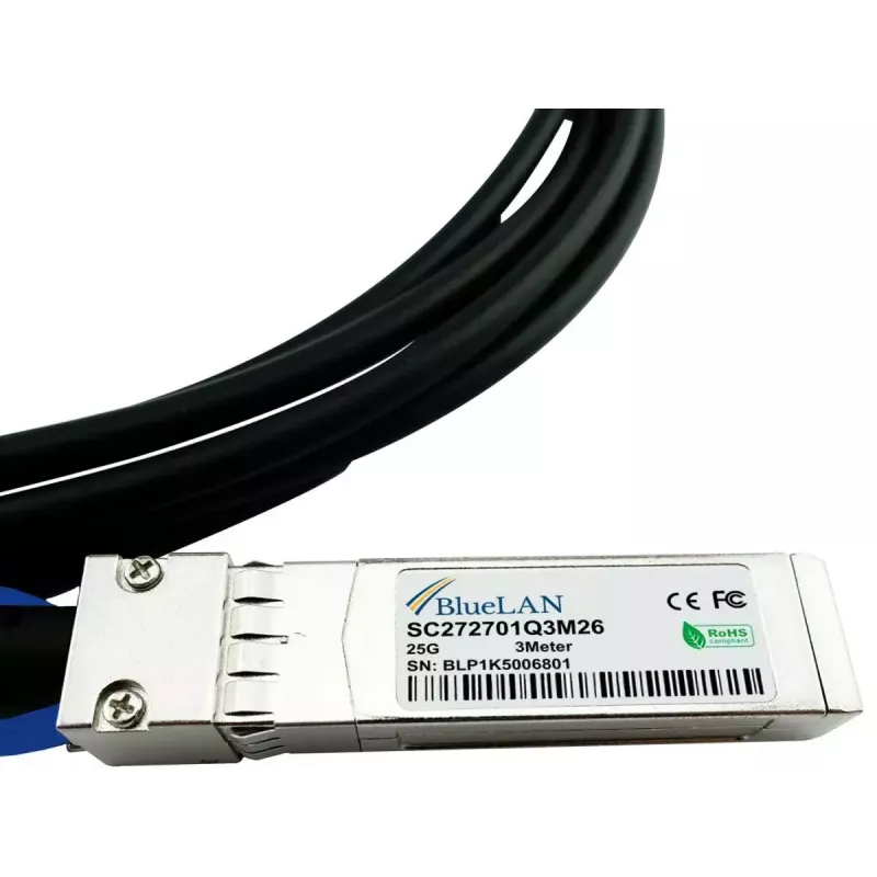 BlueOptics SFP28-DAC-3M-NG-BL SFP28 DAC kábel, 3 m, InfiniBand
