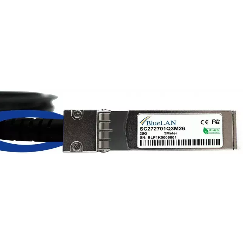 BlueOptics SFP28-DAC-3M-NG-BL SFP28 DAC kábel, 3 m, InfiniBand