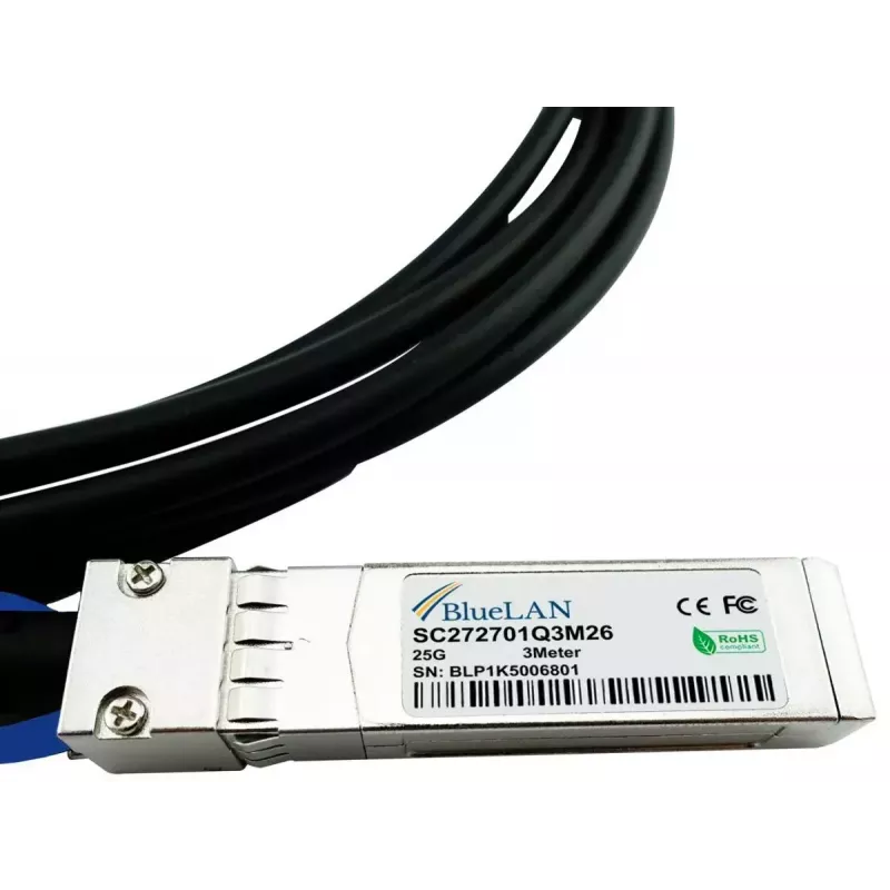 SFP28 DAC kábel BlueOptics SFP28-DAC-3M-ZY 3 m konektor/konektor