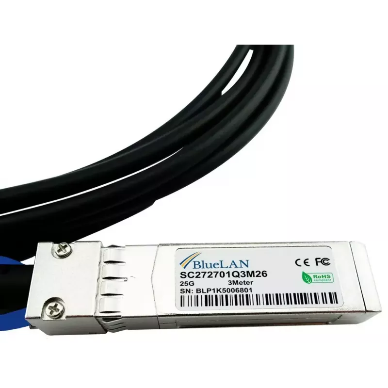 SFP28 DAC kábel BlueOptics SFP28-DAC-5M-AT 5 m konektor/konektor