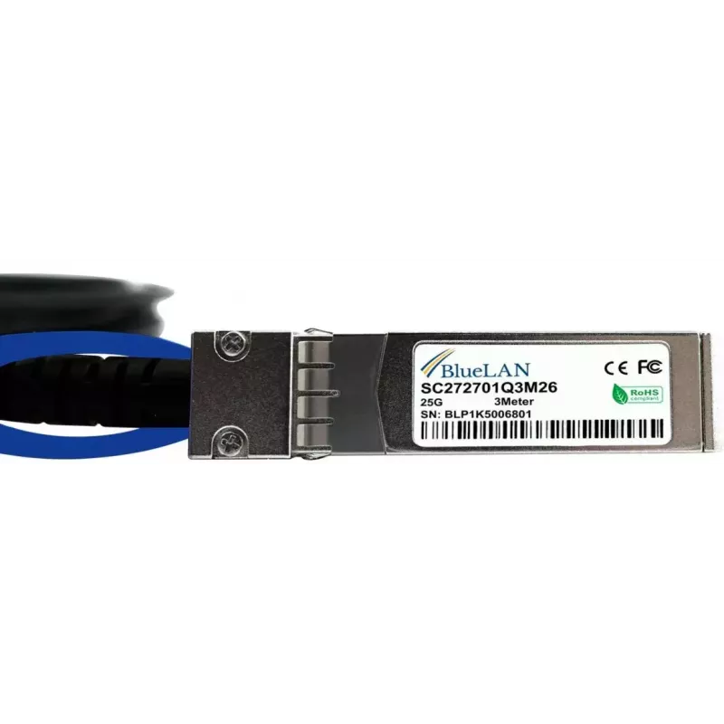 SFP28 DAC kábel BlueOptics SFP28-DAC-5M-VA 5 m konektor samec/konektor samec