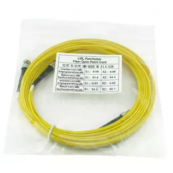 Optický kábel BlueOptics SFP3333BU7.5MK 7,5 m ST žltý