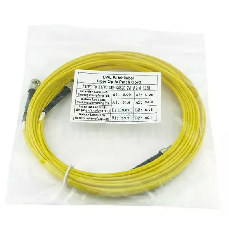 Optický kábel BlueOptics SFP3333BU7.5MK 7,5 m ST žltý