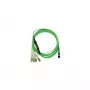 Optický kábel BlueOptics SFP5141GU10MKB MPO 4x LC OM5 10 m limetková