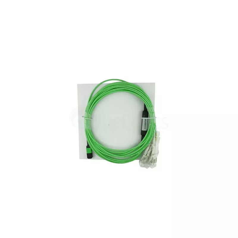 Optický kábel BlueOptics SFP5141GU2MKB MPO 4x LC OM5 2 m limetková