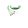 Optický kábel BlueOptics SFP5141GU3MKB MPO 4x LC OM5 3 m limetková