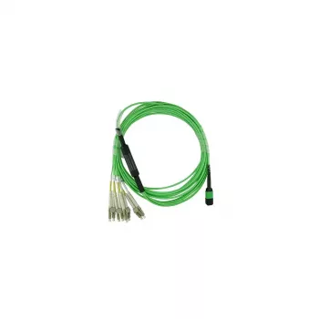 Optický kábel BlueOptics SFP5141GU7.5MKB MPO 4x LC OM5 7,5 m limetková