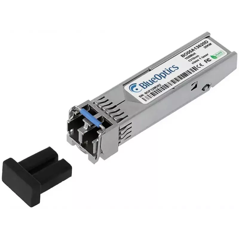 SFP transceiver modul BlueOptics SFP-FAST-SM/LC-BO optické vlákno LC konektor samec