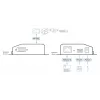 ATEN 1-portový RS-232 Secure Device Server s PoE, 10/100Base-T(X), 210 g