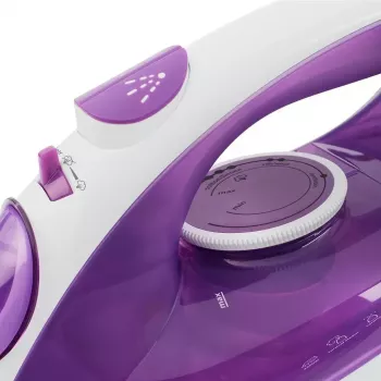 Suchá a parná žehlička Tristar ST-8350 keramická žehliaca plocha 2200 W fialová