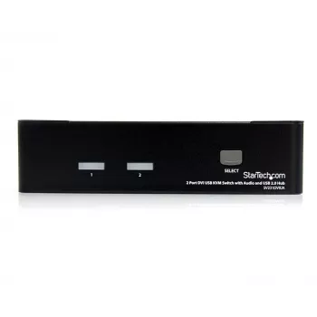 StarTech.com 2-portový DVI USB KVM prepínač s audio a USB 2.0 hubom
