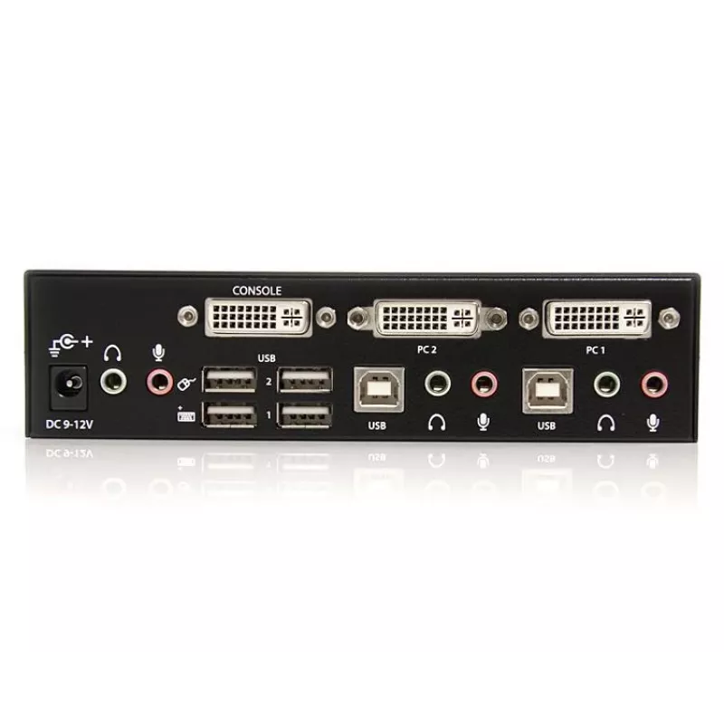 StarTech.com 2-portový DVI USB KVM prepínač s audio a USB 2.0 hubom