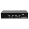 StarTech.com 4-portový USB DisplayPort KVM prepínač s audio, 3840 x 2400 pixelov, čierny