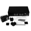 StarTech.com 4-portový USB DisplayPort KVM prepínač s audio, 3840 x 2400 pixelov, čierny
