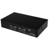 StarTech.com 4-portový USB DisplayPort KVM prepínač s audio, 3840 x 2400 pixelov, čierny
