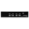 StarTech.com 4-portový 1HE rackový USB KVM prepínač s OSD, 1920 x 1440 pixelov, racková montáž, 5,4 W, 1HE, čierna