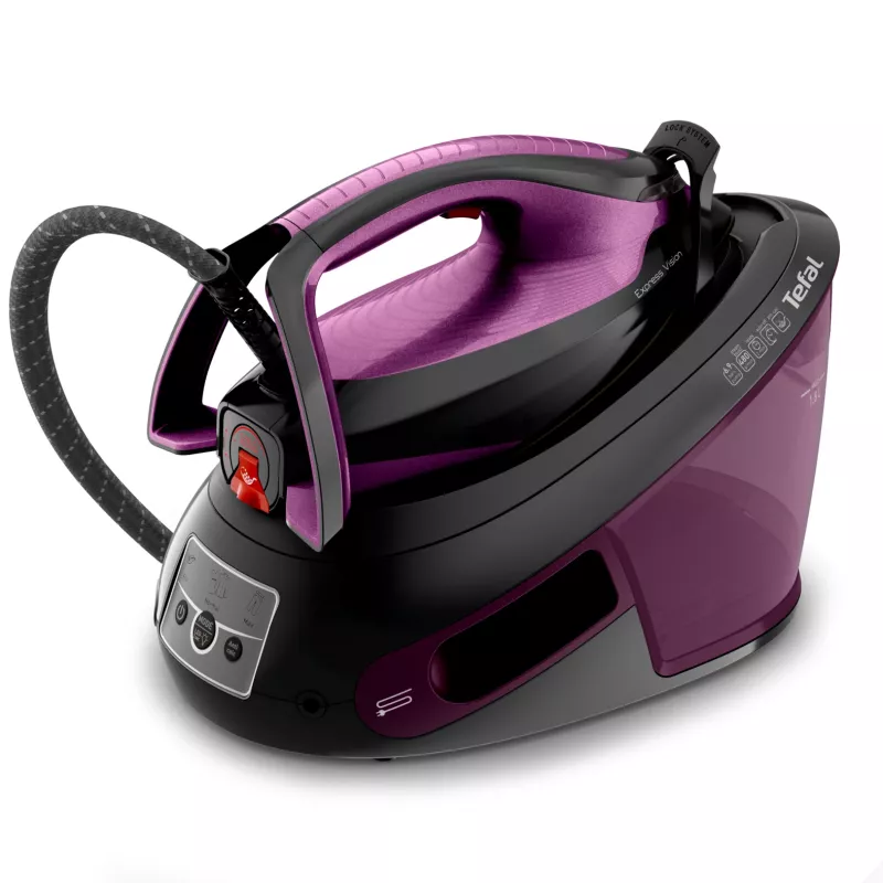 Tefal Express Vision SV8152 2800 W 1,8 l Durilium AirGlide Autoclean žehliaca plocha fialová, čierna