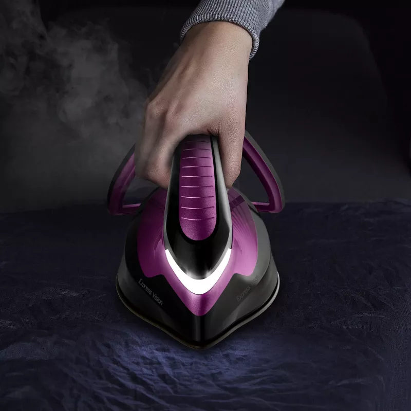 Tefal Express Vision SV8152 2800 W 1,8 l Durilium AirGlide Autoclean žehliaca plocha fialová, čierna