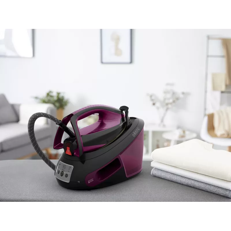 Tefal Express Vision SV8152 2800 W 1,8 l Durilium AirGlide Autoclean žehliaca plocha fialová, čierna