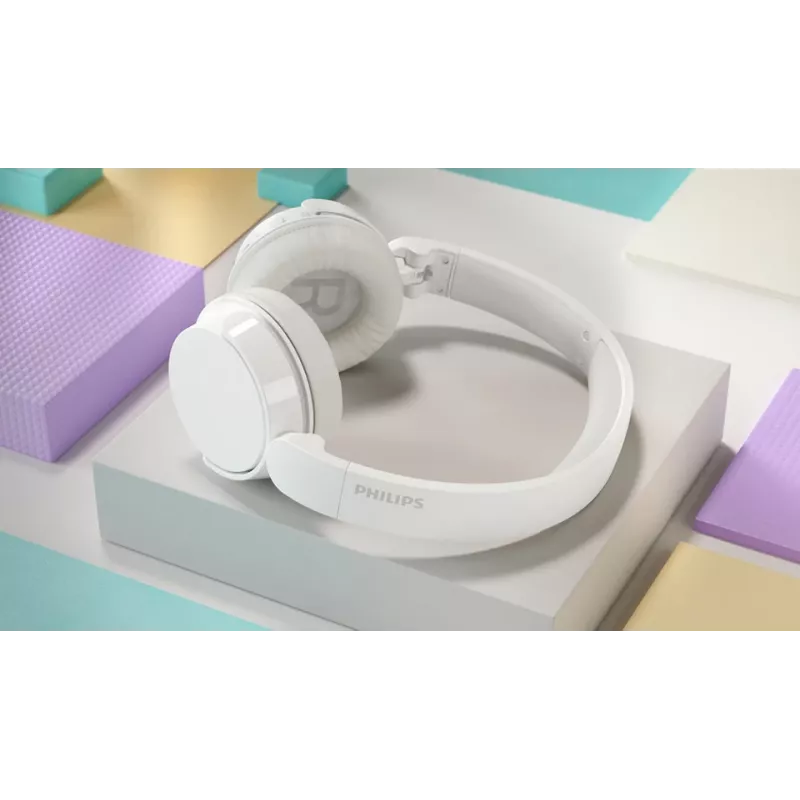 Philips 4000 series TAH4209WT/00 slúchadlá/headset bezdrôtové on-ear hovory/hudba Bluetooth biele