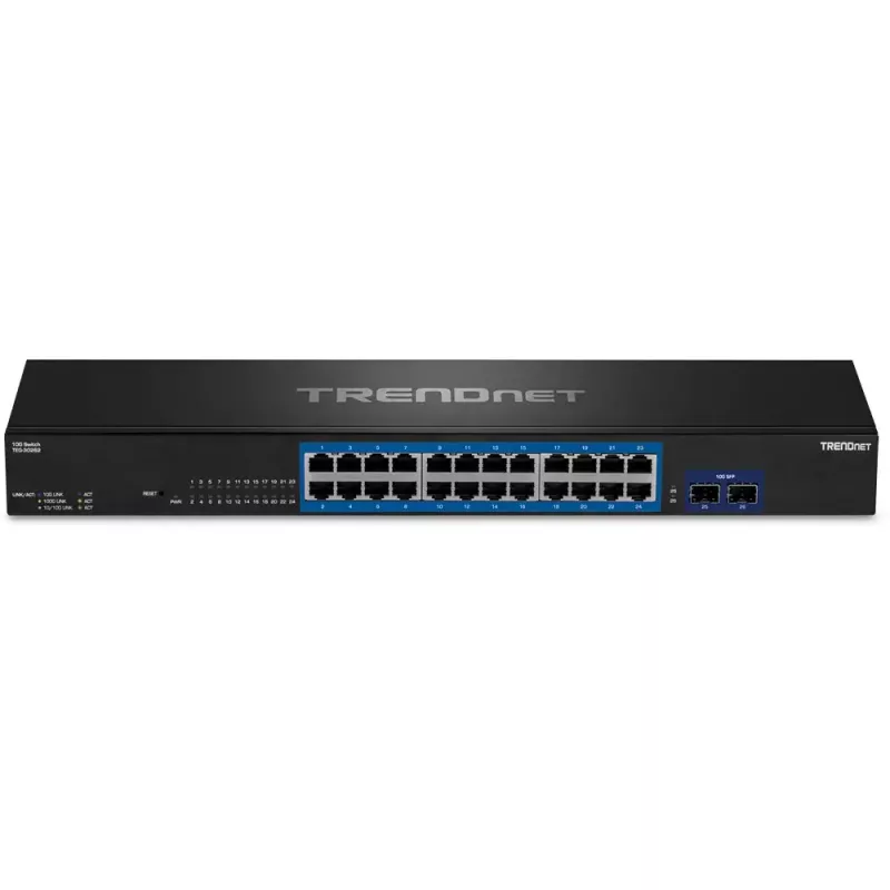 Switch Trendnet TEG-30262 v1.0R Gigabit Ethernet 24 portov 1U čierny