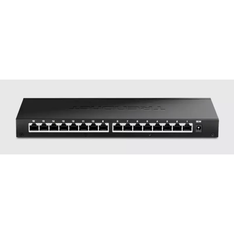 Neupravovateľný switch Trendnet TEG-S3160 16 portov 2.5G Ethernet desktop čierna