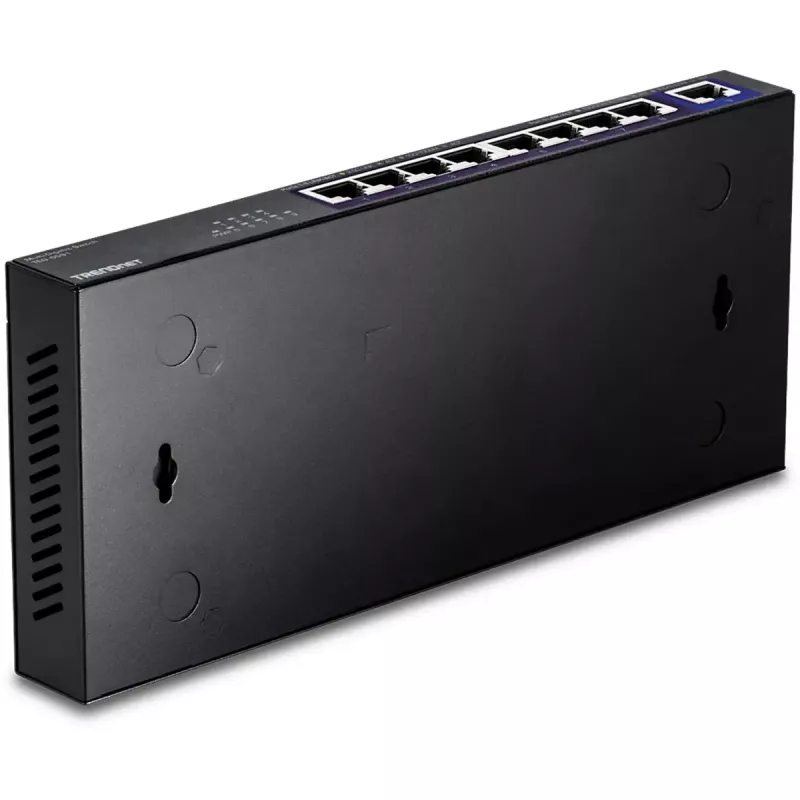 TRENDnet TEG-S591 neupravovateľný 8-portový 2,5G Ethernet switch, 100/1000/2500, 60 Gbit/s, MAC tabuľka 4000, montovateľný na stenu