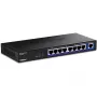 TRENDnet TEG-S591 neupravovateľný 8-portový 2,5G Ethernet switch, 100/1000/2500, 60 Gbit/s, MAC tabuľka 4000, montovateľný na stenu