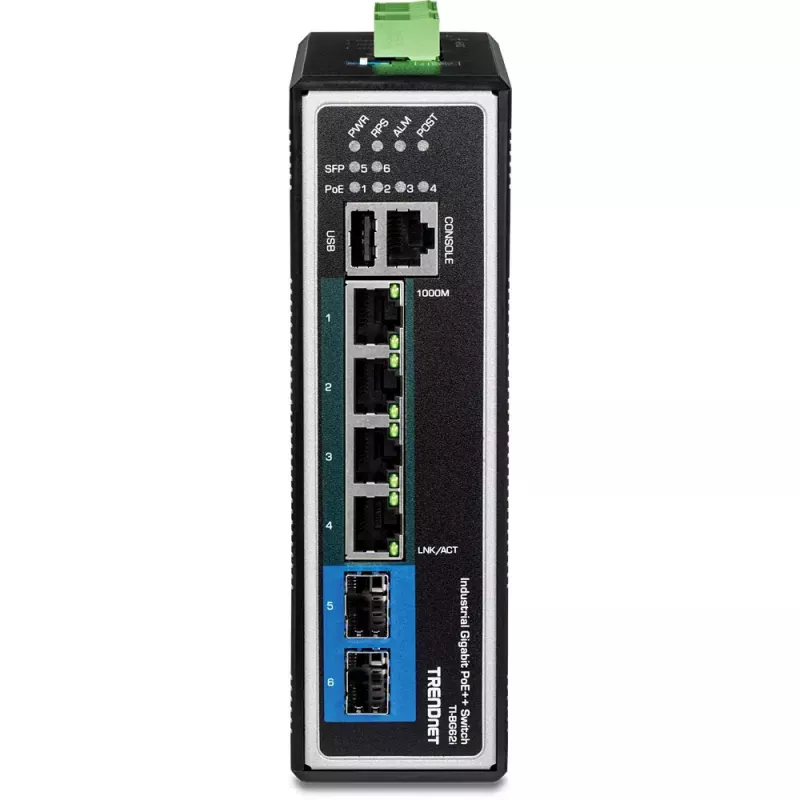 Upravovateľný switch Trendnet TI-BG62I L2+ Gigabit Ethernet PoE 4 porty