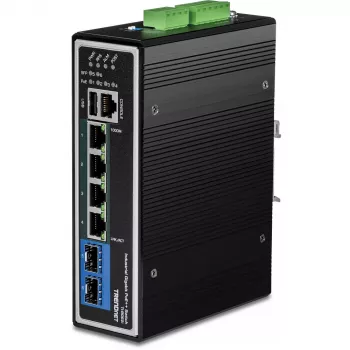 Upravovateľný switch Trendnet TI-BG62I L2+ Gigabit Ethernet PoE 4 porty
