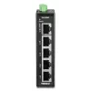 Sieťový switch TRENDnet TI-ELC50 neupravovateľný 5-portový Fast Ethernet (10/100), 9,6–60 V, montáž na stenu/DIN lištu