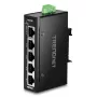 Sieťový switch TRENDnet TI-ELC50 neupravovateľný 5-portový Fast Ethernet (10/100), 9,6–60 V, montáž na stenu/DIN lištu