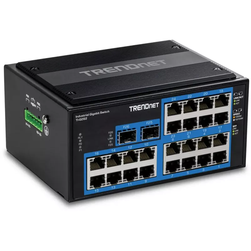 Sieťový switch Trendnet TI-G262 24 portov 52 Gbit/s