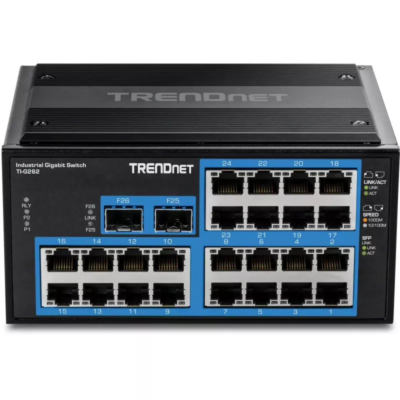 Sieťový switch Trendnet TI-G262 24 portov 52 Gbit/s