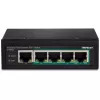 Nespravovaný switch Trendnet TI-PE50 Power over Ethernet čierna