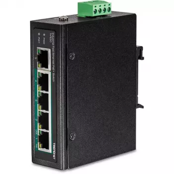Nespravovaný switch Trendnet TI-PE50 Power over Ethernet čierna