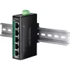 TRENDnet TI-PGLC50 priemyselný nespravovaný 5-portový Gigabit Ethernet PoE+ switch