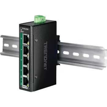 TRENDnet TI-PGLC50 priemyselný nespravovaný 5-portový Gigabit Ethernet PoE+ switch