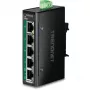 TRENDnet TI-PGLC50 priemyselný nespravovaný 5-portový Gigabit Ethernet PoE+ switch