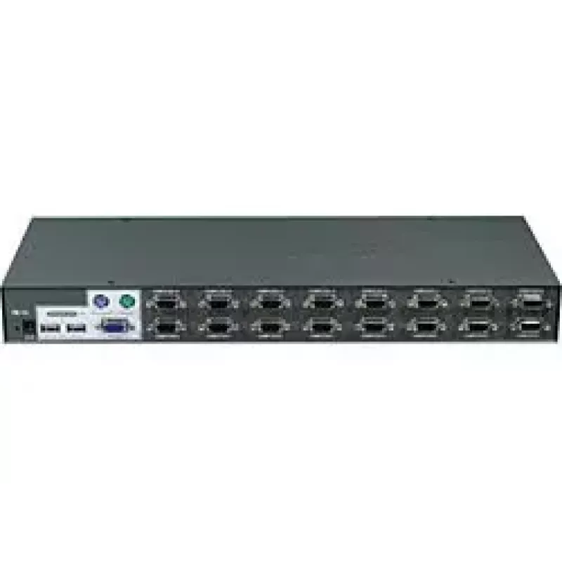 KVM switch Trendnet TK-1603R 16-portový USB/PS/2 na montáž do racku