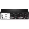 KVM switch Trendnet TK-440DP čierna strieborná