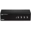 KVM switch Trendnet TK-440DP čierna strieborná